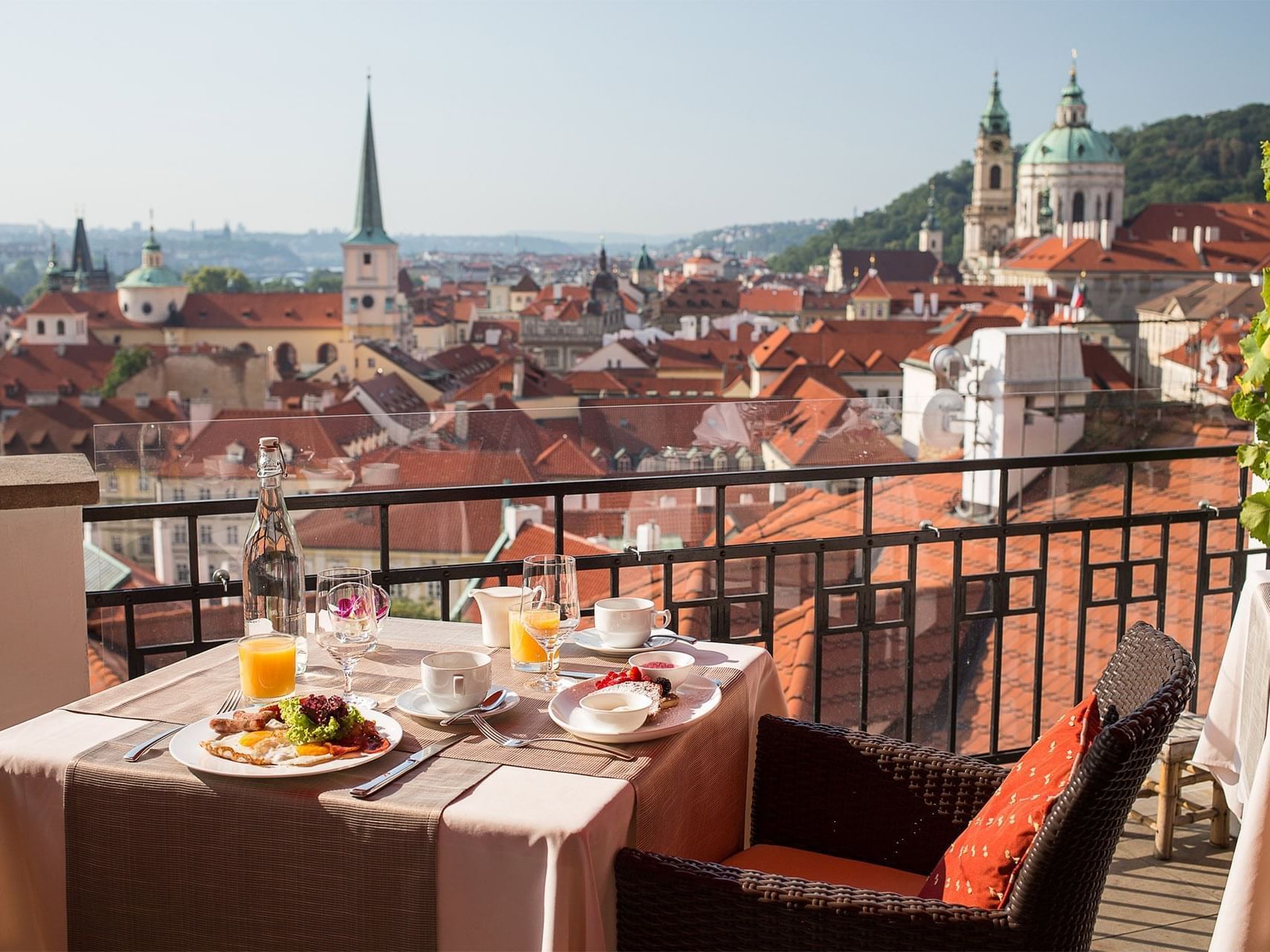 Golden Well Hotel terrace